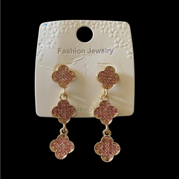 NWT-TWO PAIRS DANGLE EARRINGS-LC LAUREN CONRAD & FASHION EARRINGS - Picture 2 of 3